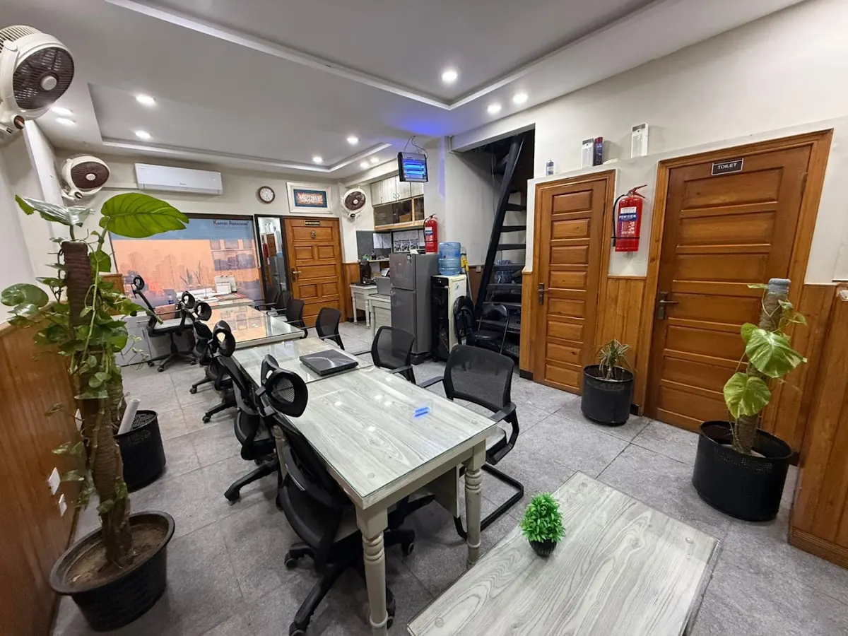 Inside the Kamran Associates office